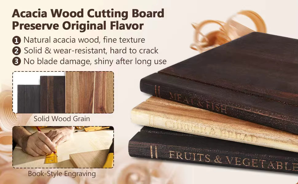 The Book Lover’s Kitchen Board Set